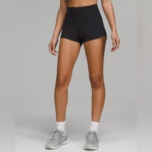 Lululemon Black High Rise Align shorts size 6 2.5” inseam